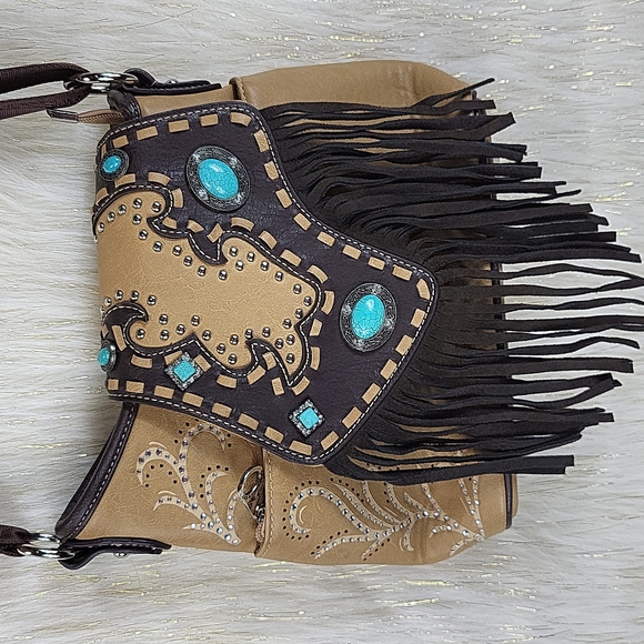 Montana West Fringe Purse - Picture 2 of 11